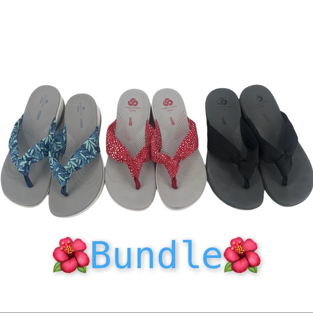 Clarks Cloud Steppers Sandals Size 8 Bundle